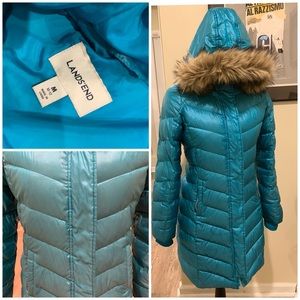 Lands End Down Puffer Coat